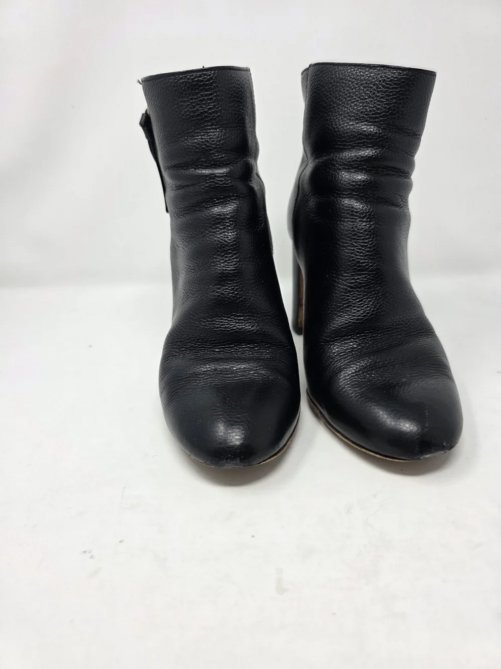 Kate Spade New York Knott Zip Boot Black Leather Ankle Booties Women’s 6B